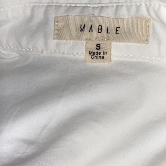 NWOT White shirt dress - Picture 5 of 6